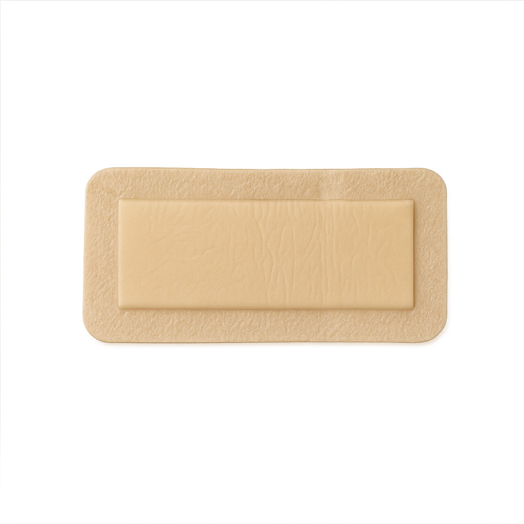 Silikon Kenarlı Köpük Yara Örtüsü 10x20cm S-72048